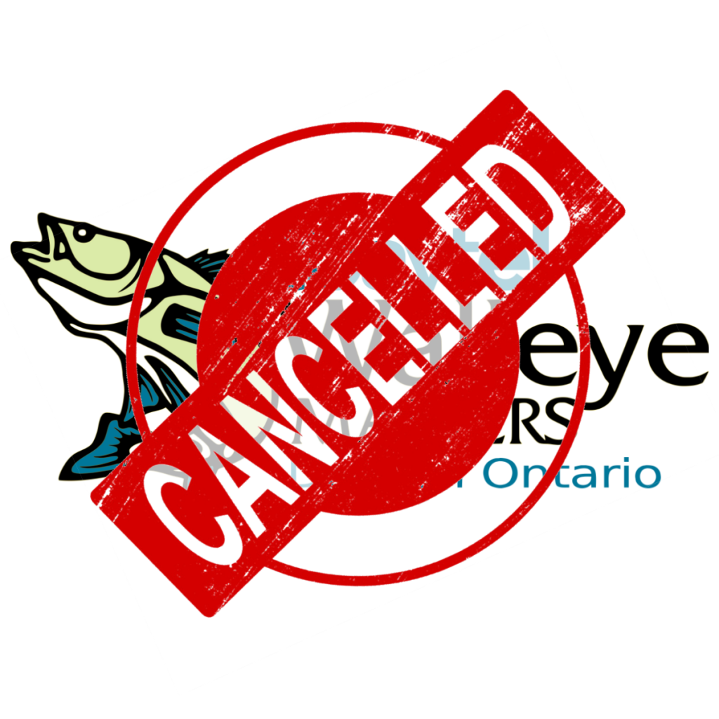 Walleye Masters Cancelled